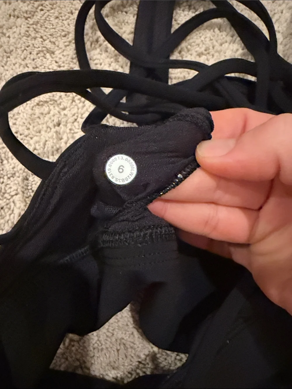 lululemon athletica Free to be wild longline sport bra size 6
